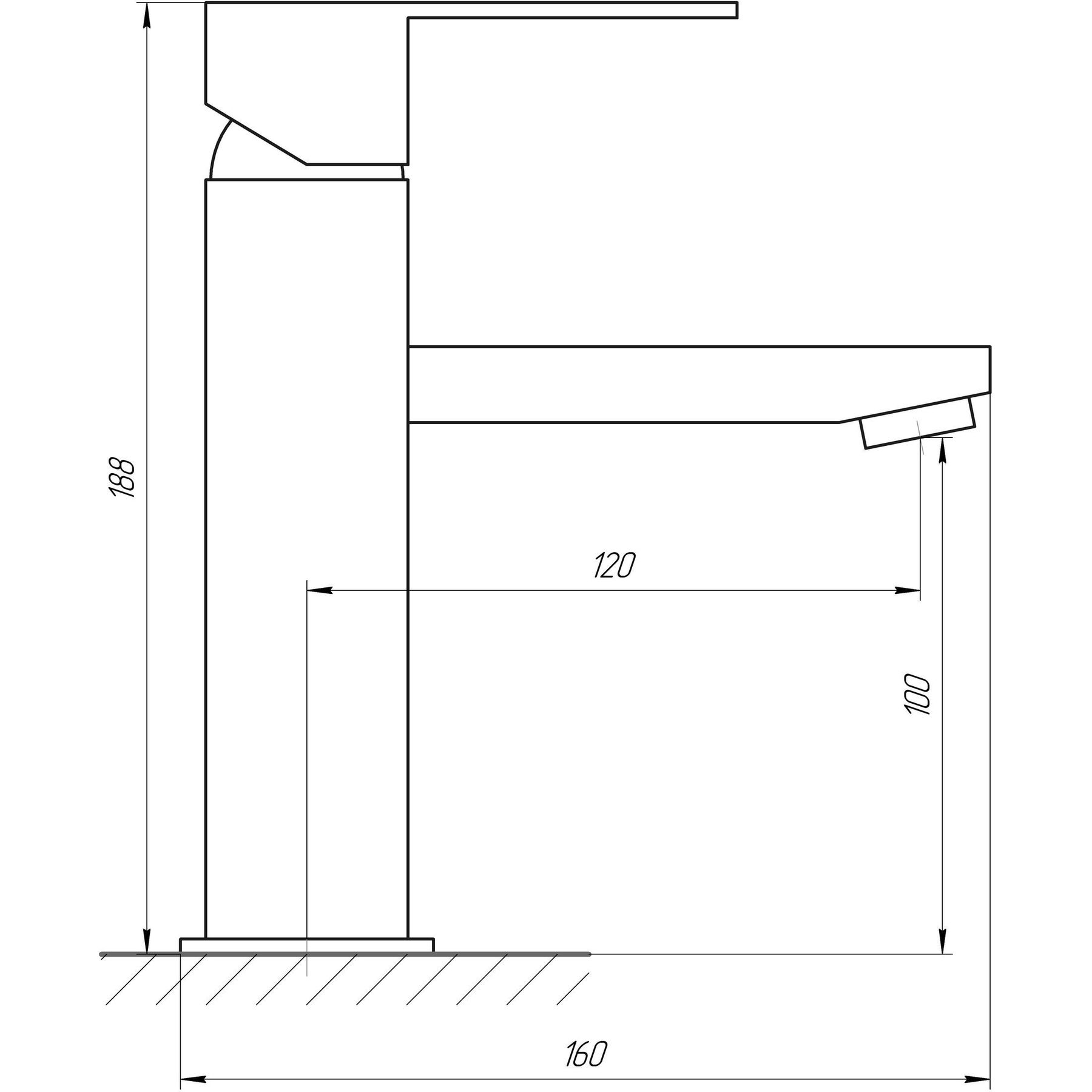 Змішувач для умивальника Globus Lux SICILIA SBQ-101 - Image 4