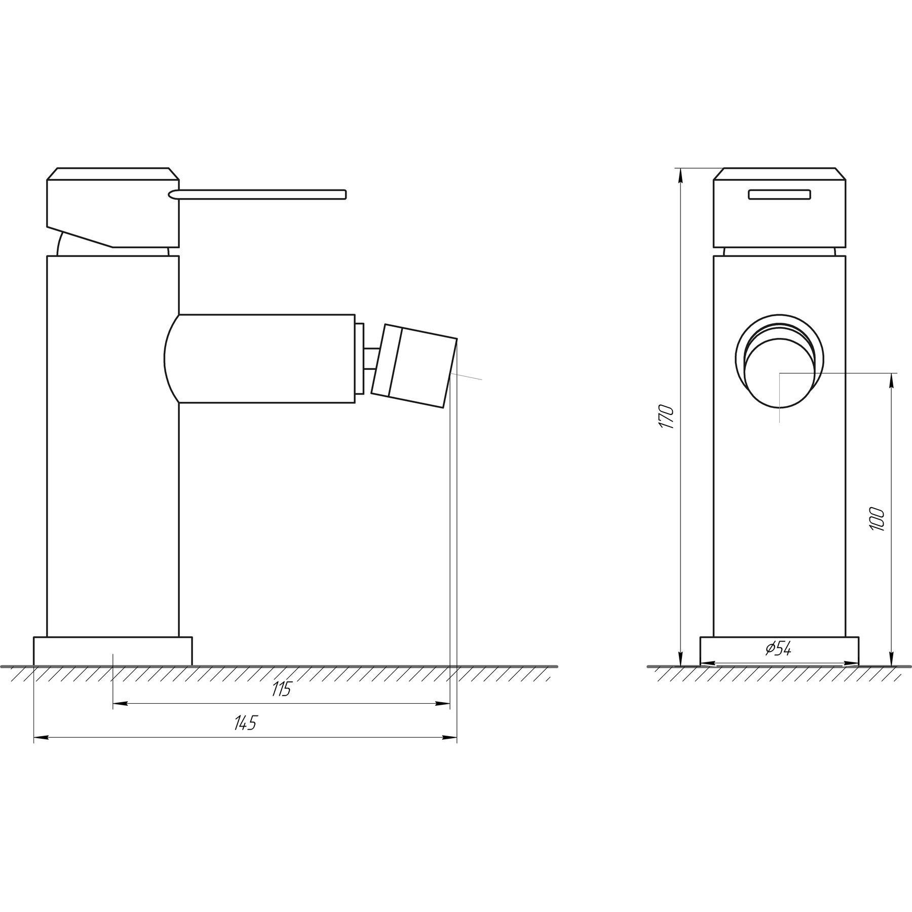 Змішувач для біде Globus Lux WIEN SBT2-106 - Image 4