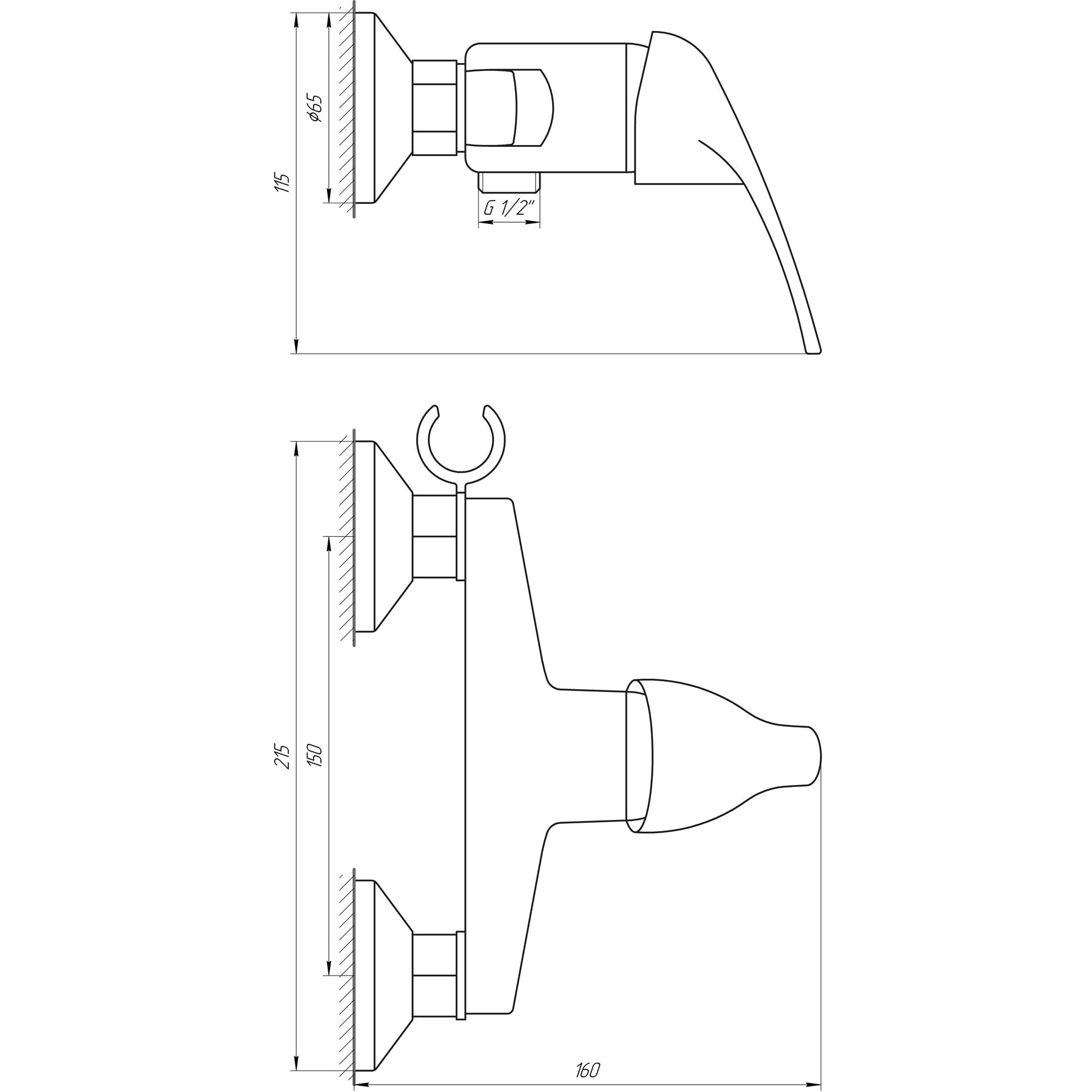 Змішувач гігієнічний Globus Lux SOLLY GLSO-0206N - Image 4