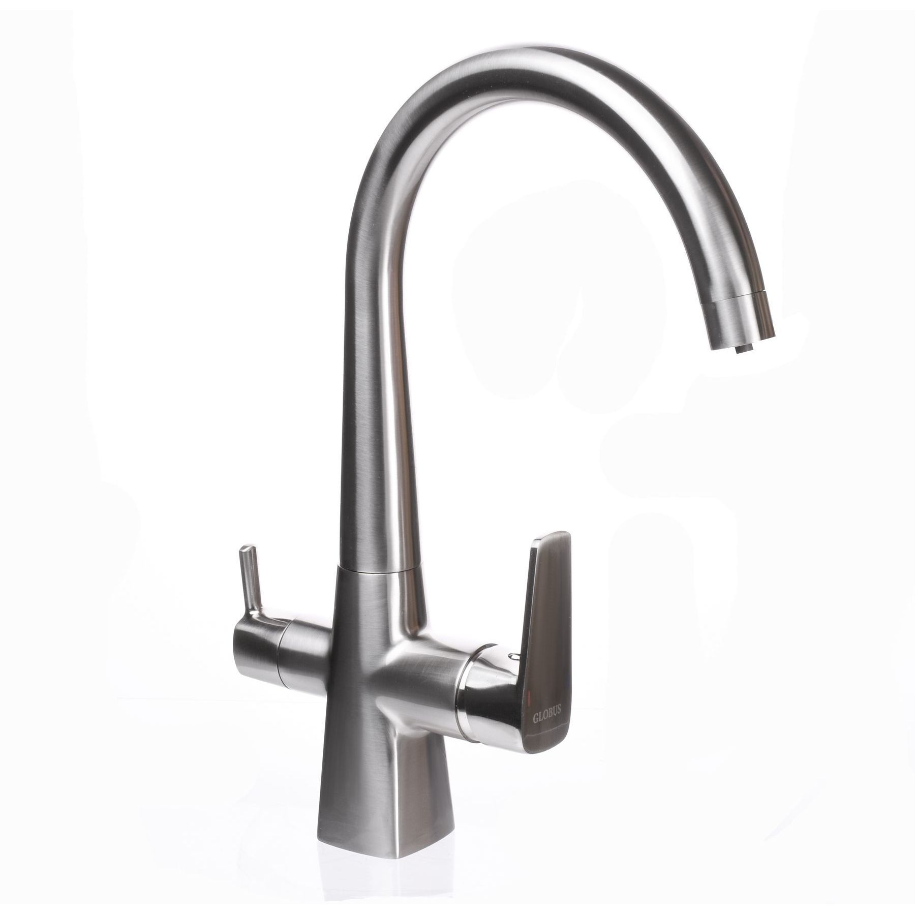 Змішувач для кухні під осмос Globus Lux LAZER GLLR-0999-8-STSTEEL - Image 4