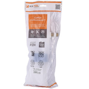 Клапан заповнення K.K.POL 350/ZN2/109-00-T0, 3/8″ МО, бок. латунь - Image 4