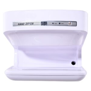Сушарка для рук HOTEC 11.101 ABS White сенсорна, корпус пластик білий (220В ,1650-2050Вт) - Image 4
