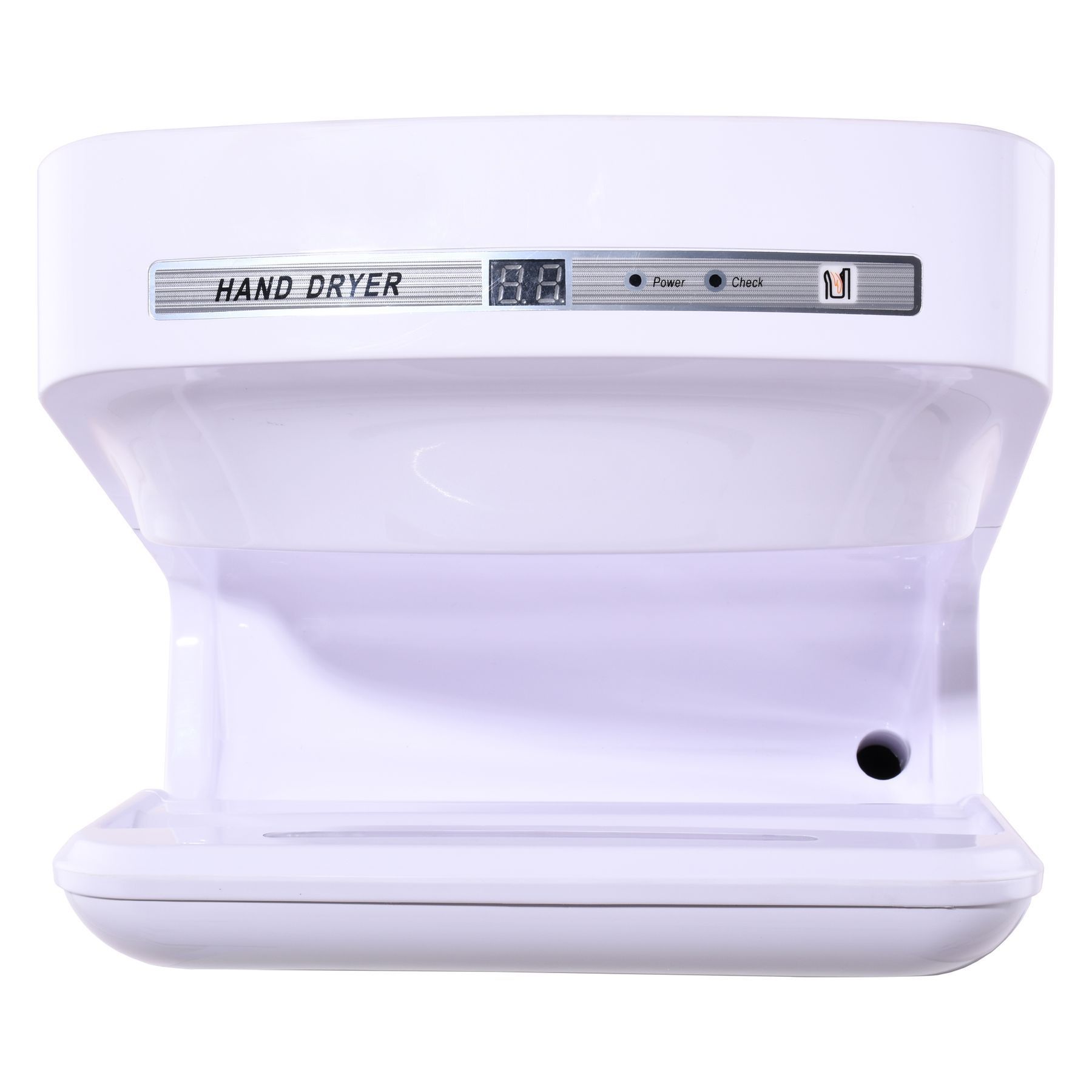 Сушарка для рук HOTEC 11.101 ABS White сенсорна, корпус пластик білий (220В ,1650-2050Вт) - Image 4