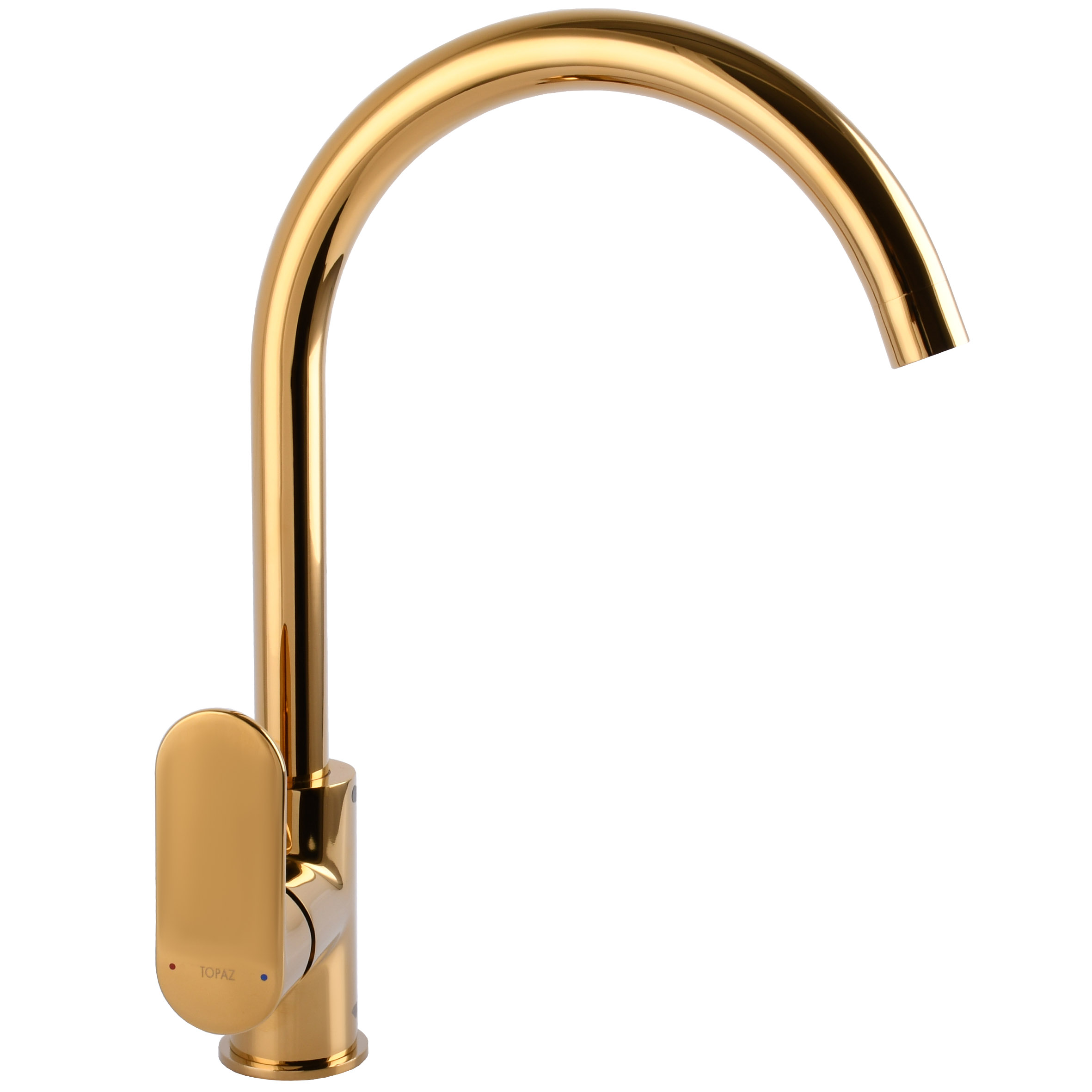 Змішувач для кухні TOPAZ BARTS TB 07403-H36-AU боковий S- D35 шланги 45см золото PVD - Image 4