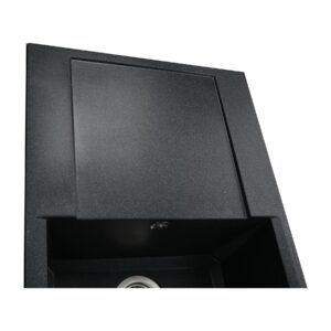 Гранітна мийка Globus Lux KOMO графіт 790х500мм-А0001 - Image 4