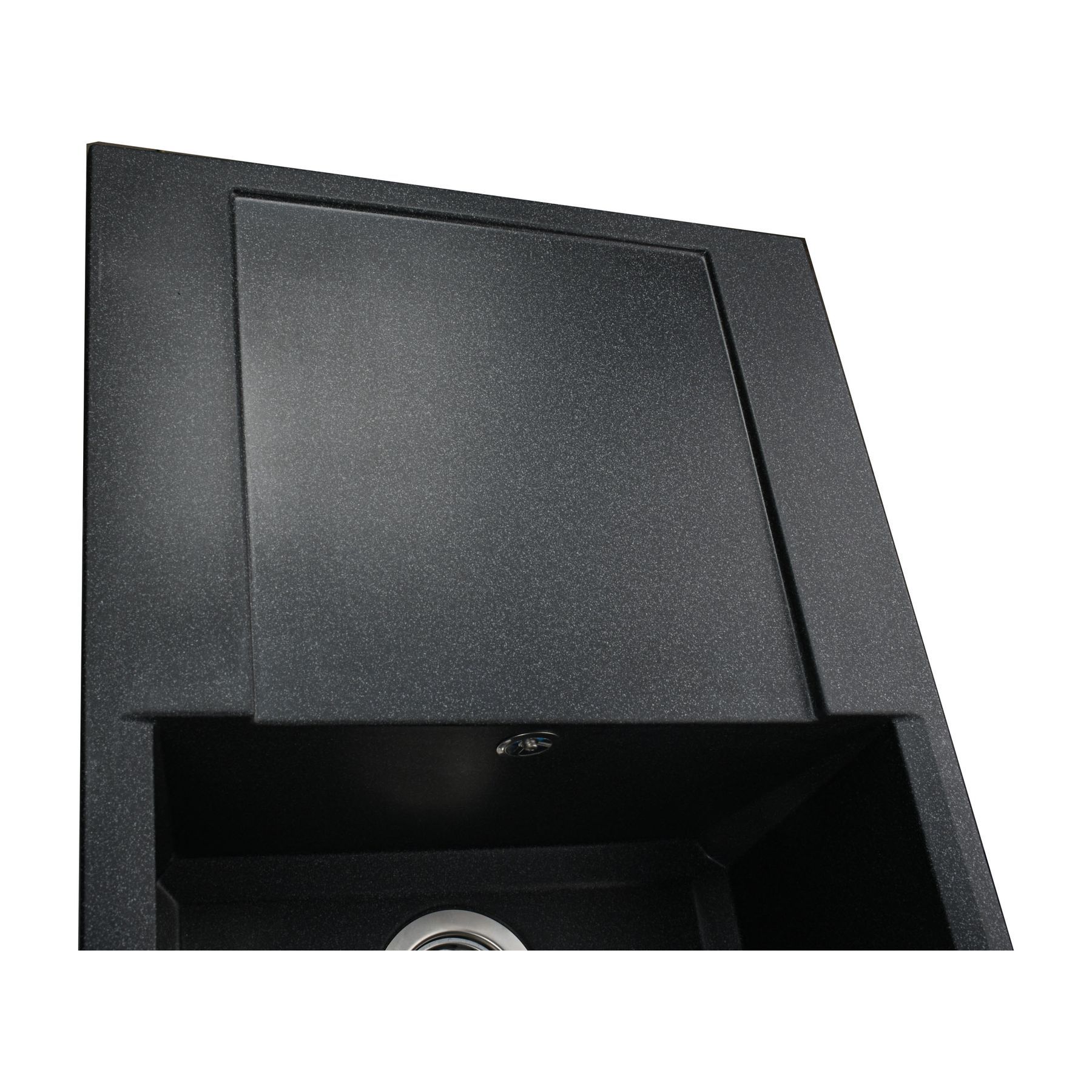 Гранітна мийка Globus Lux KOMO графіт 790х500мм-А0001 - Image 4