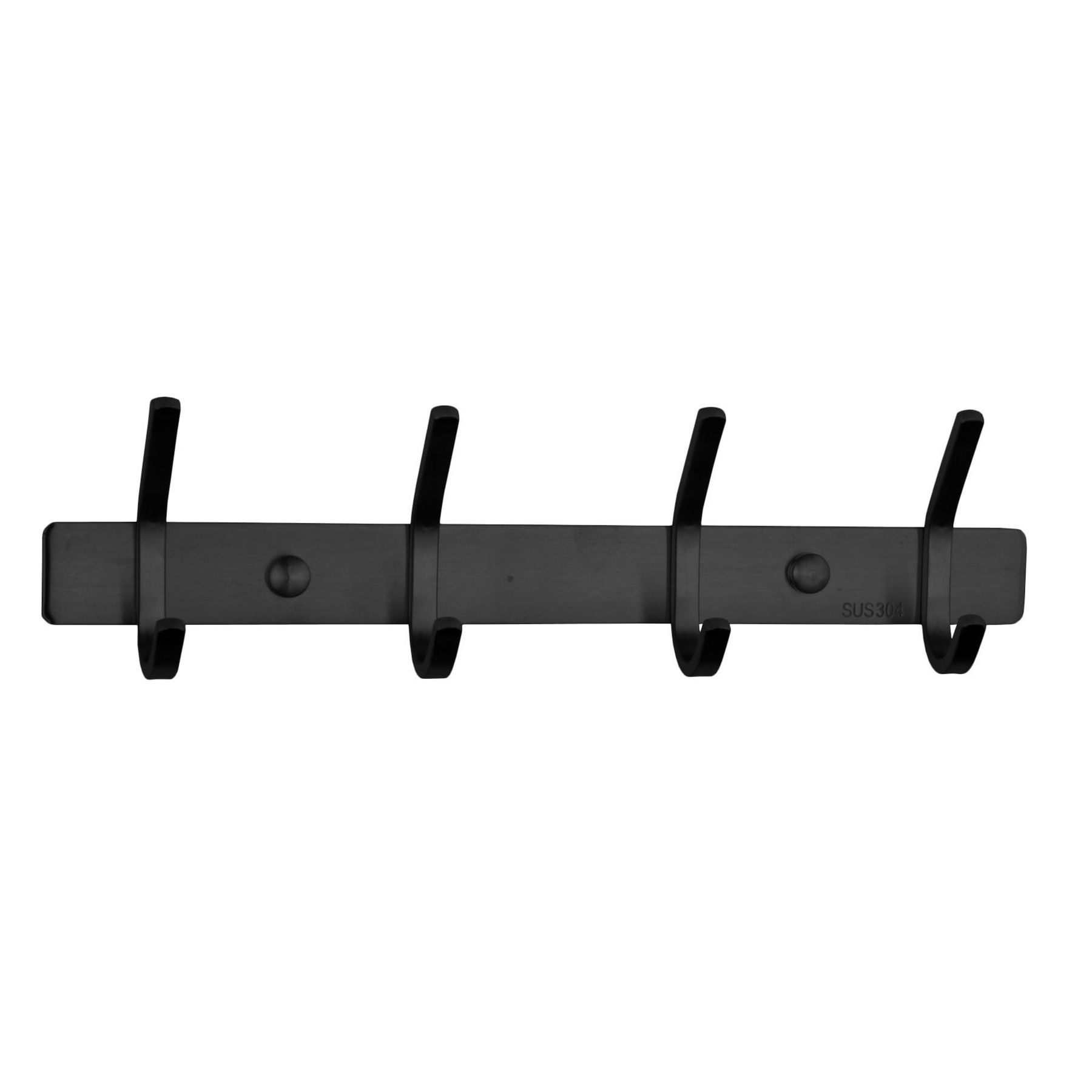 Планка з  гачками Globus Lux BQ9435-4 чорна матова SUS304 - Image 4