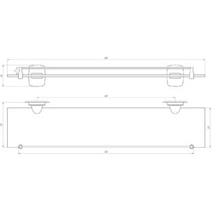 Полиця скляна Globus Lux RM 1702 - Image 4