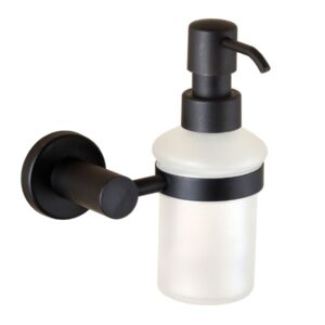 Дозатор рідкого мила Globus Lux BS8433 чорний матовий SUS304 - Image 4
