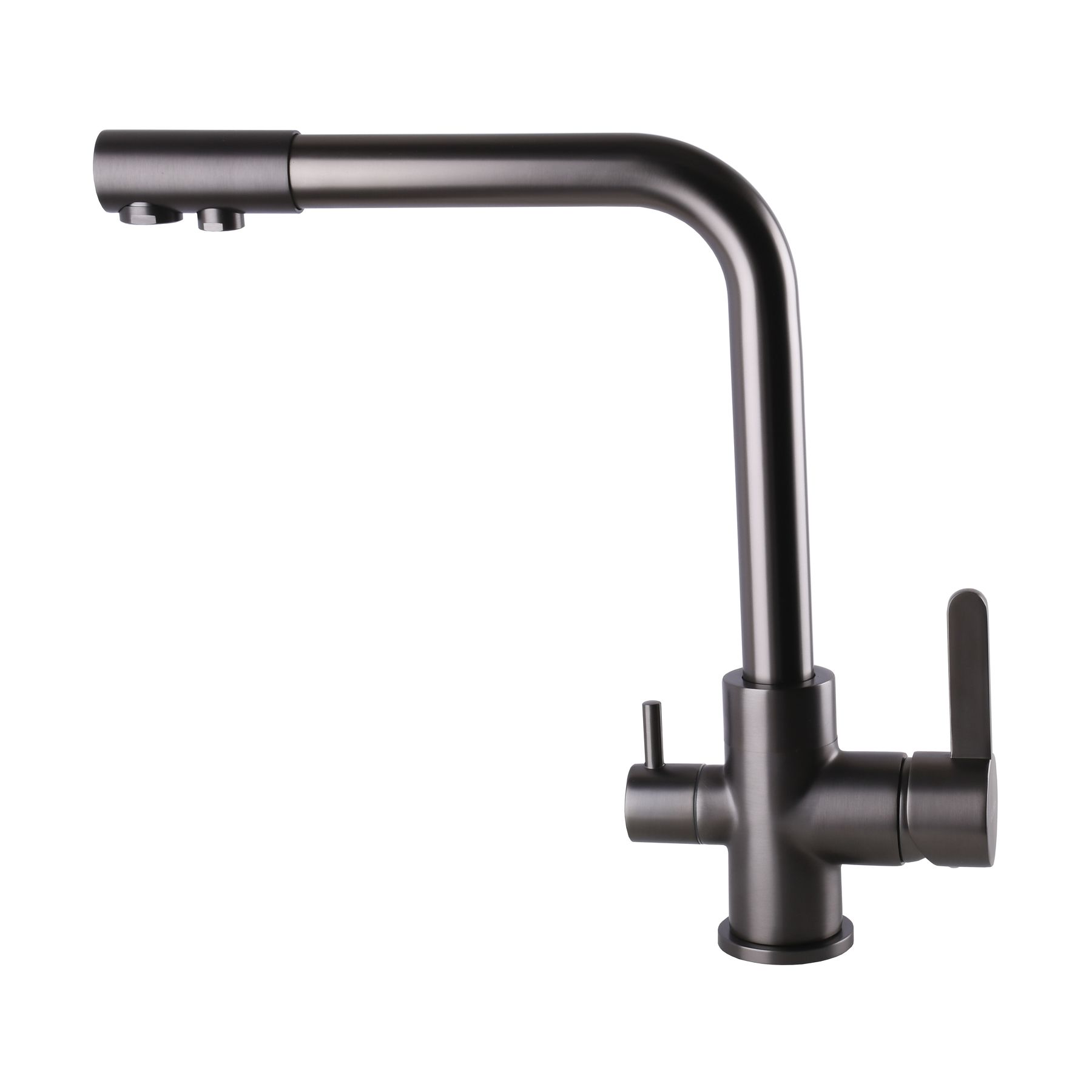 Змішувач для кухні під осмос Globus Lux LAZER GLLR-0444-11-GRAPHITE - Image 4