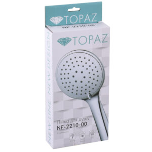 Душова лійка Topaz NF-2210-00 хром, пласт. 3-позиційна - Image 5