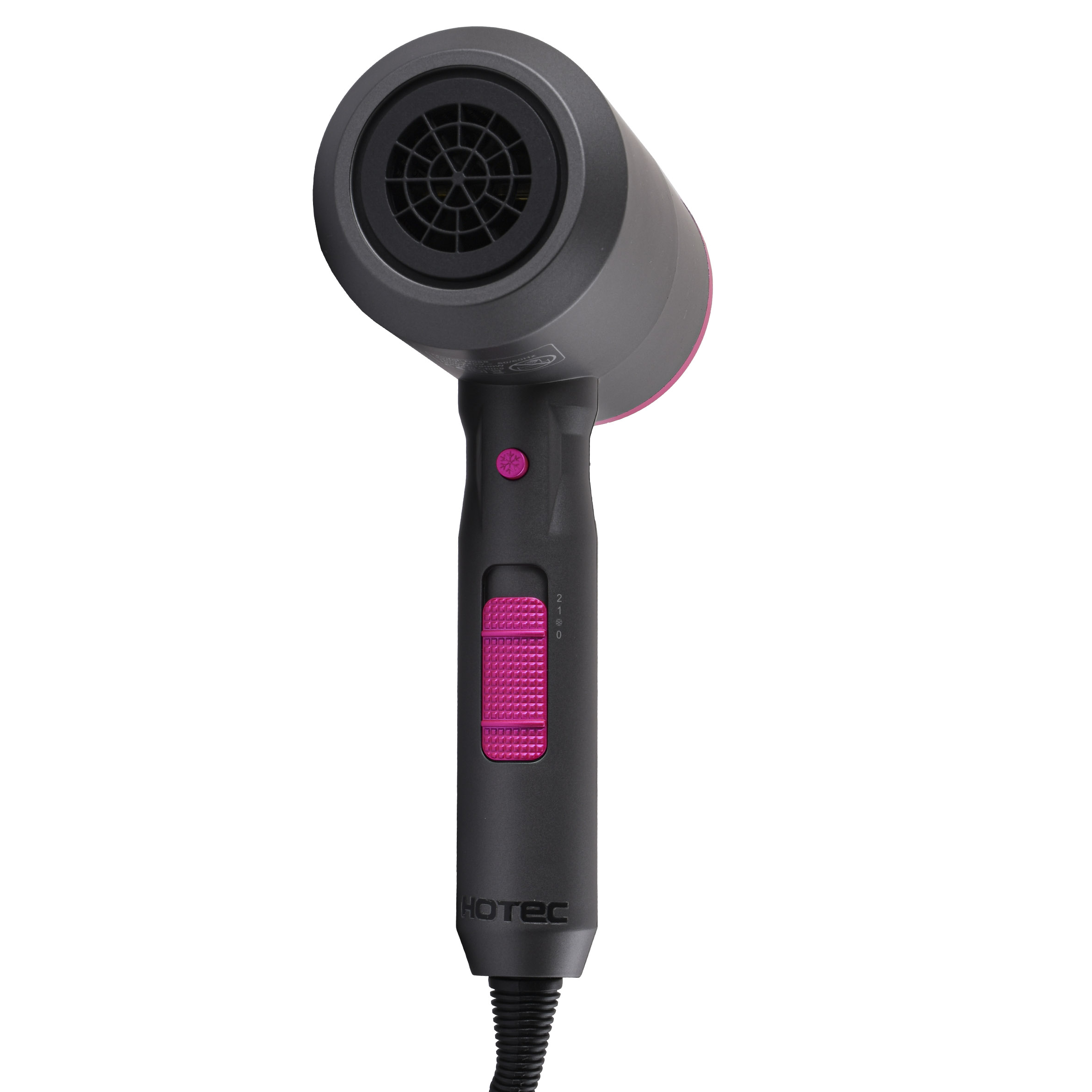 Фен HOTEC 12.403 для волосся  готельний , корпус Графіт ABS (220В , 1600-1800Вт) - Image 5