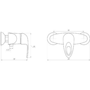 Змішувач для душу Globus Lux Smart GLSM-0105N - Image 5