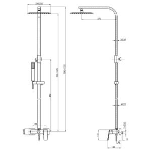 Душова система TOPAZ ODISS TO 18802-H66-BL - Image 5