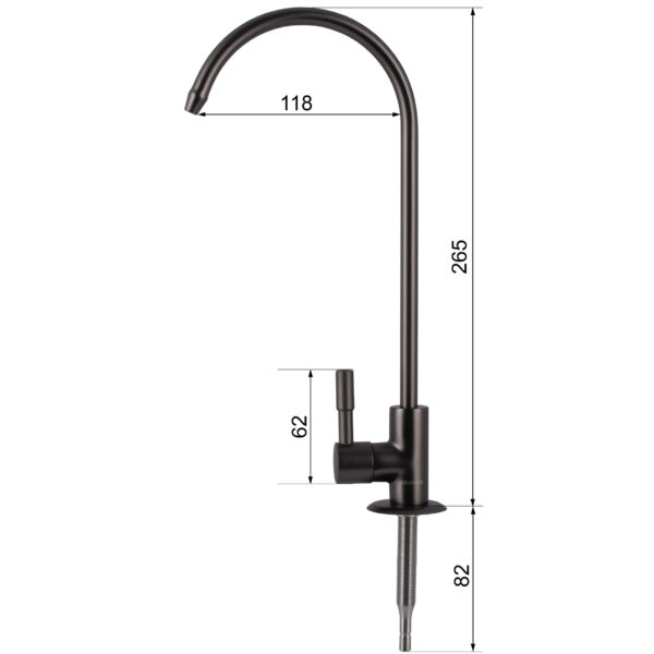 Кран для зворотнього осмосу Globus Lux Lazer GLLR-55M-GP