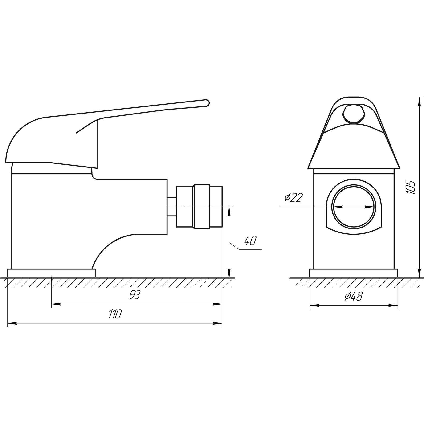 Змішувач для біде Globus Lux Sena GLS-106 - Image 5