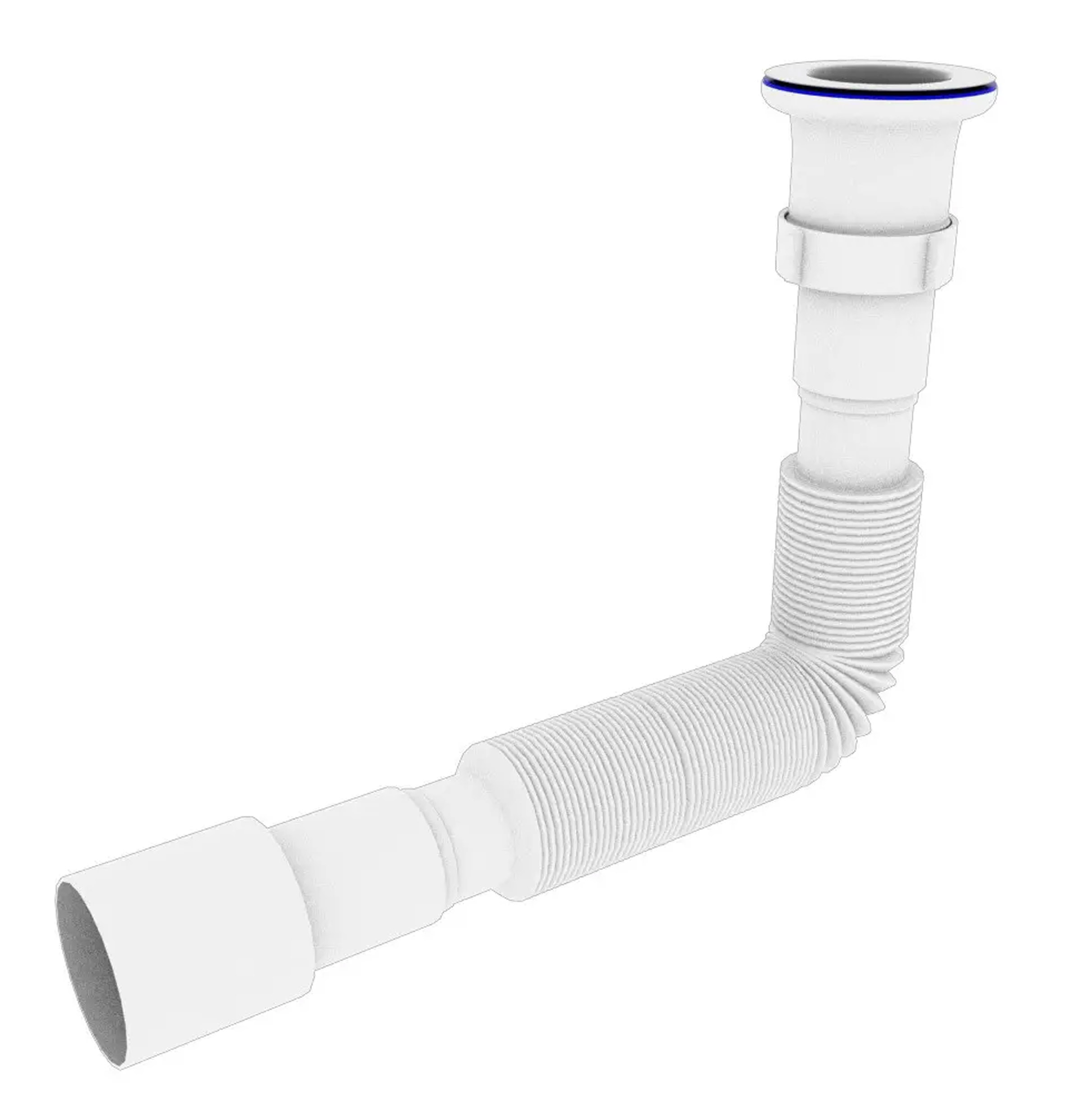 Гофросифон OPTIMUM подовжений 1 1/2″*40/50 (400-840мм) OPTI 14054 - Image 5