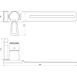 Змішувач для біде Globus Lux SEVA GLSV-0206 - Image 5