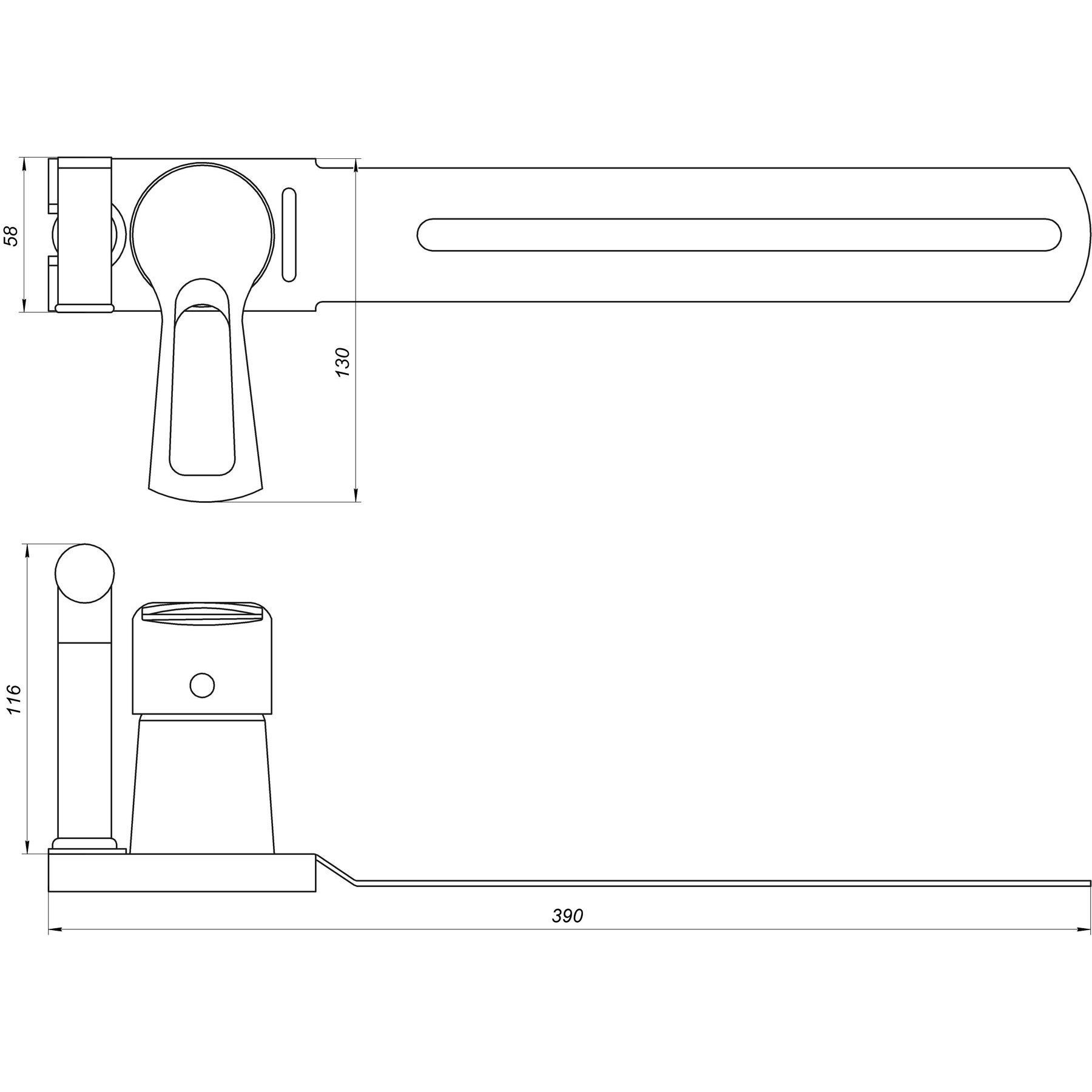 Змішувач для біде Globus Lux SEVA GLSV-0206 - Image 5