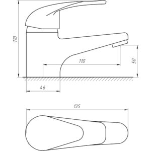 Змішувач для умивальника EcoMix ENERGO E-GEZ-101 - Image 5