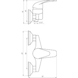 Змішувач для душу EcoMix ENERGO E-GEZ-105 - Image 5