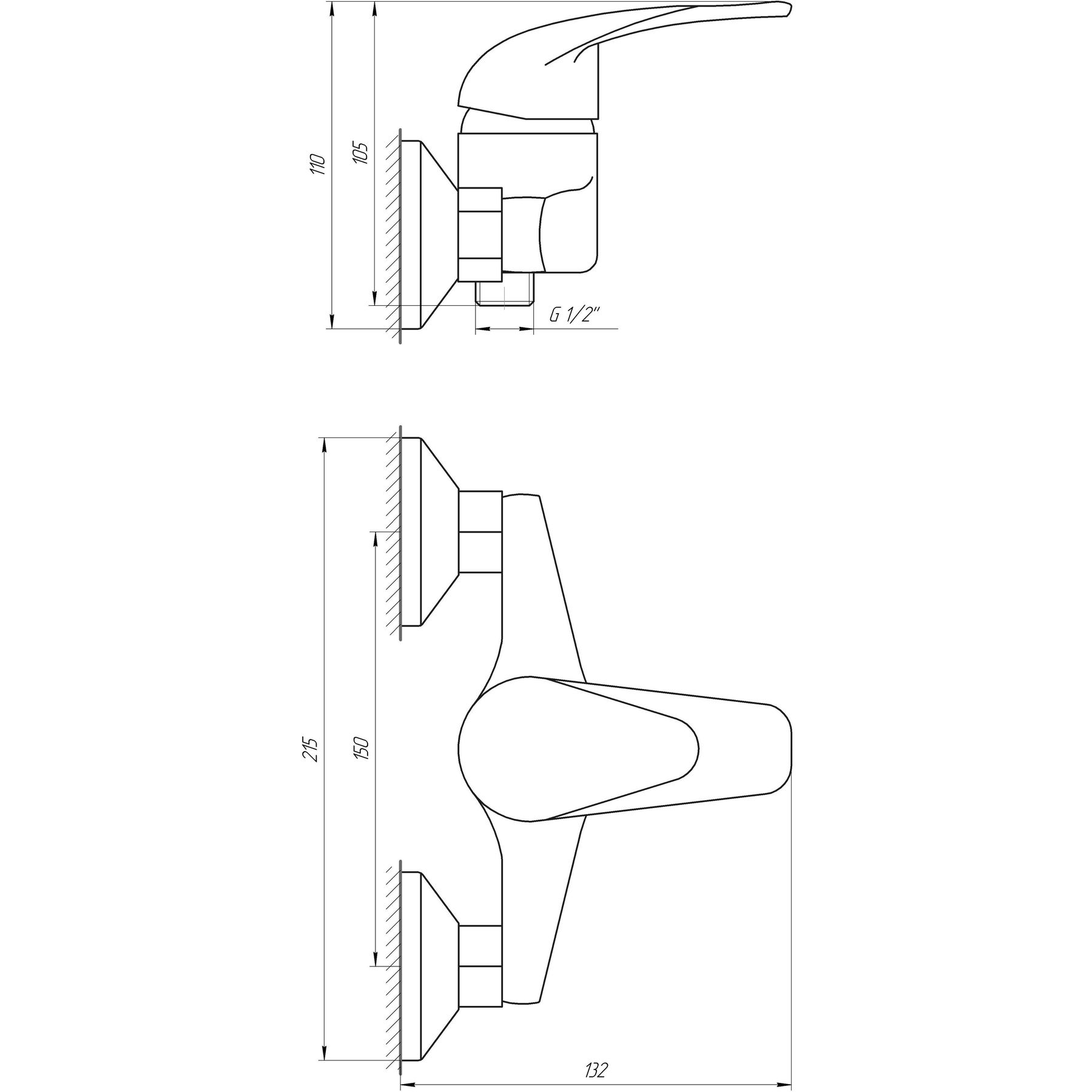 Змішувач для душу EcoMix ENERGO E-GEZ-105 - Image 5