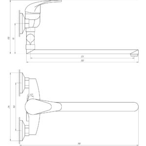 Змішувач для ванни EcoMix ENERGO E-GEZ-108 - Image 5