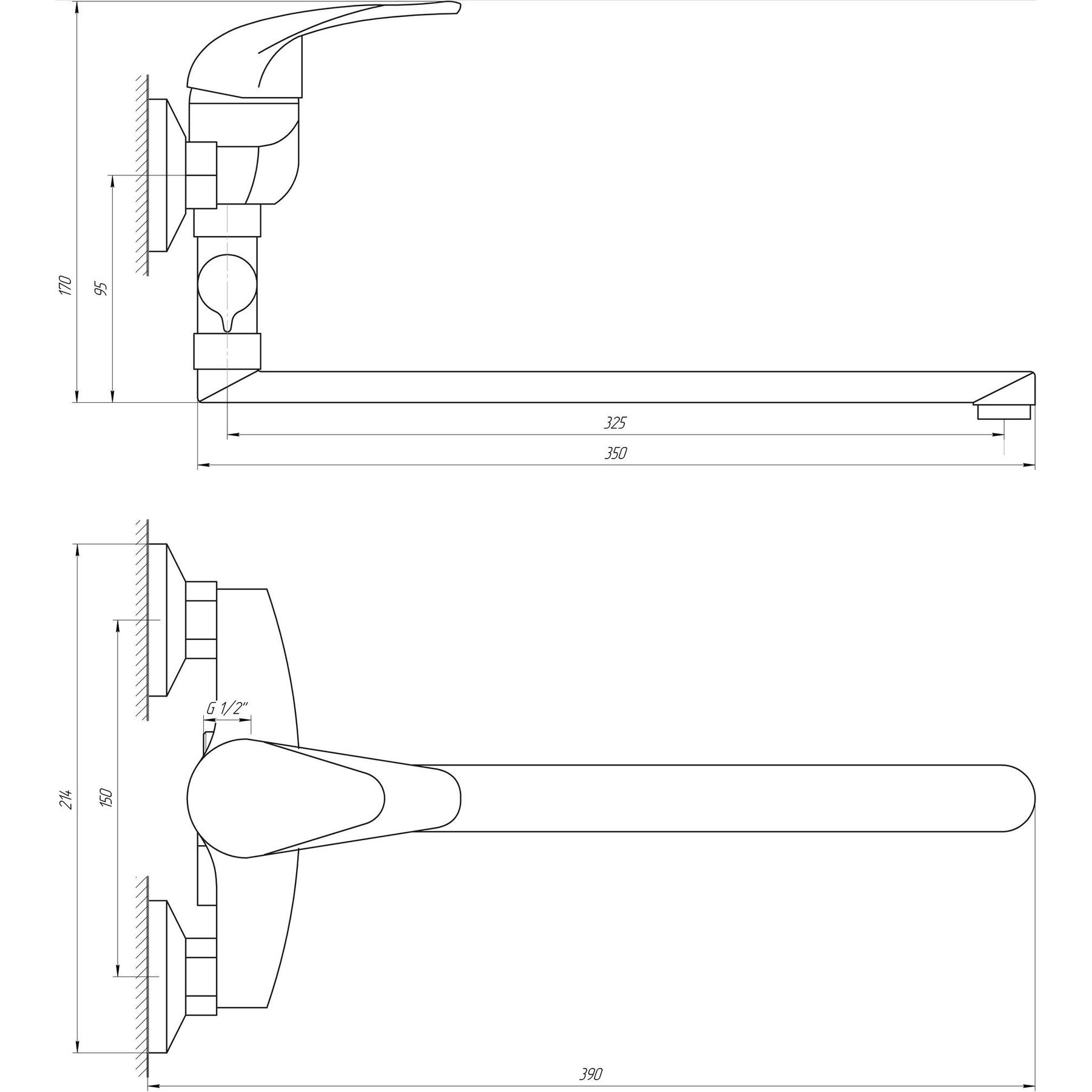 Змішувач для ванни EcoMix ENERGO E-GEZ-108 - Image 5