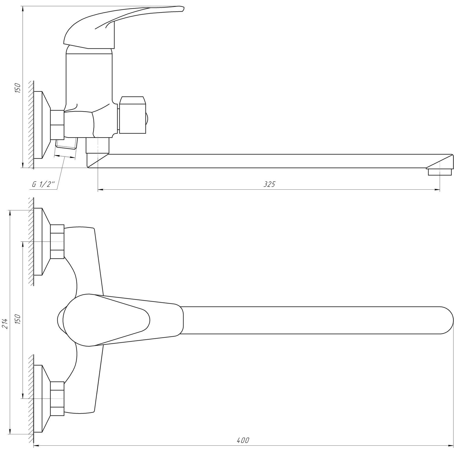 Змішувач для ванни EcoMix ENERGO E-GEZ-208 - Image 5