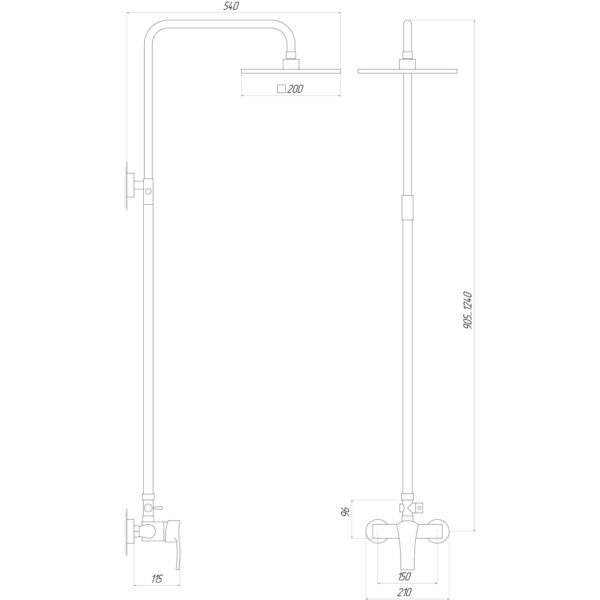 Душова система Globus Lux QUEENSLAND GLQU-0077