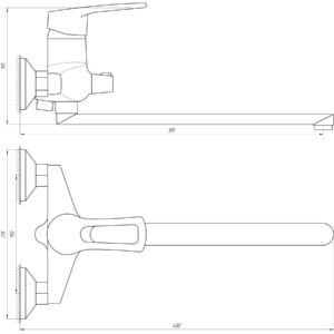Змішувач для ванни DOMINO SIRIUS DSV-208 - Image 5