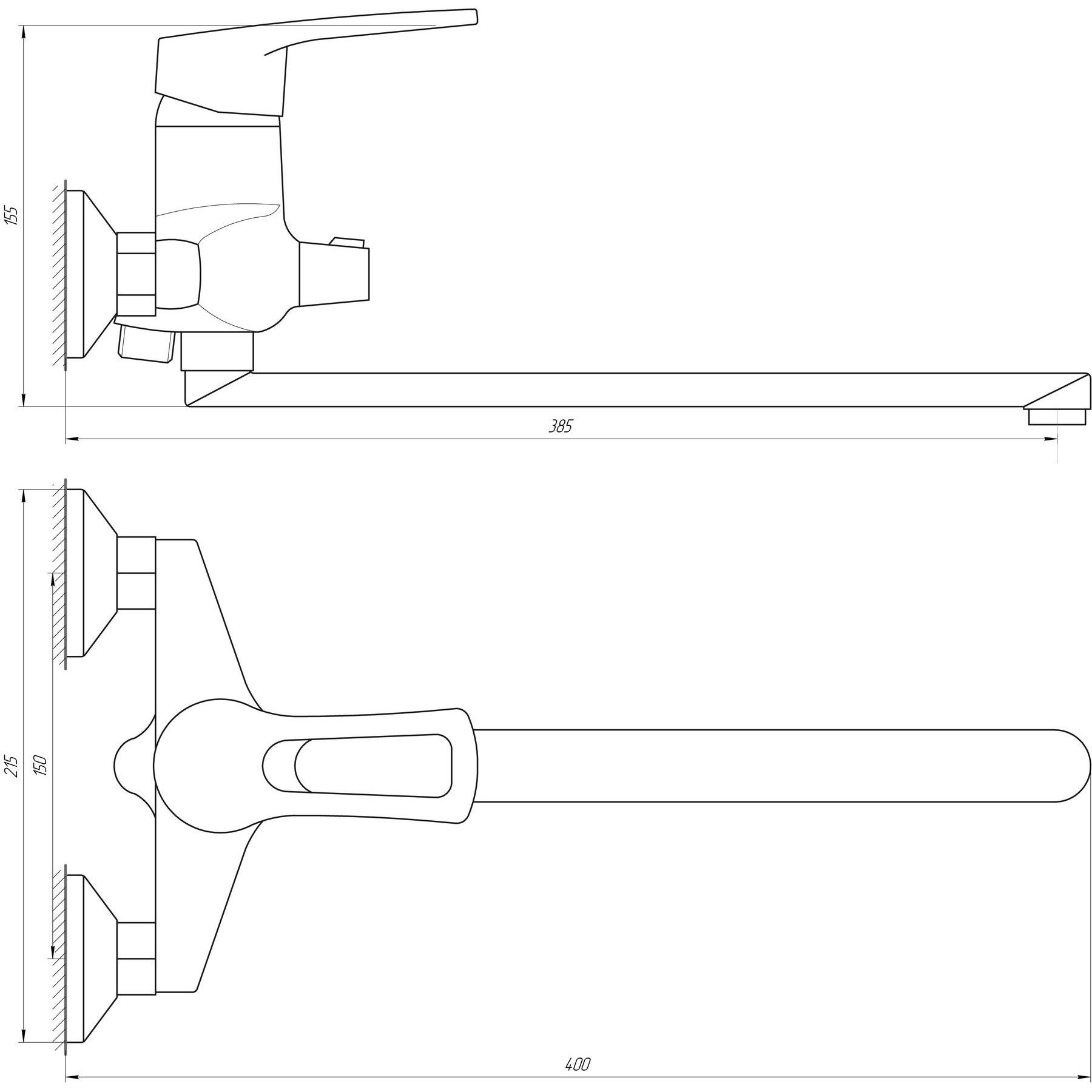 Змішувач для ванни DOMINO SIRIUS DSV-208 - Image 5