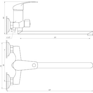 Змішувач для ванни EcoMix ENERGO P-GEP-208 - Image 5