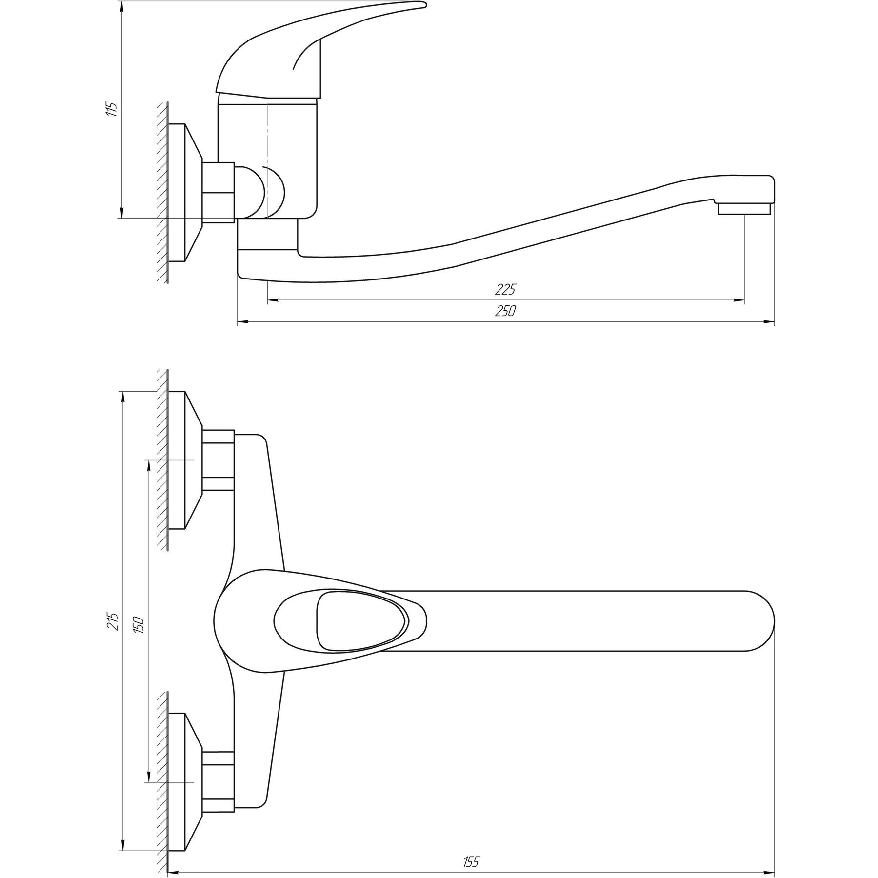 Змішувач для кухні EcoMix ELIT EM-104 - Image 5