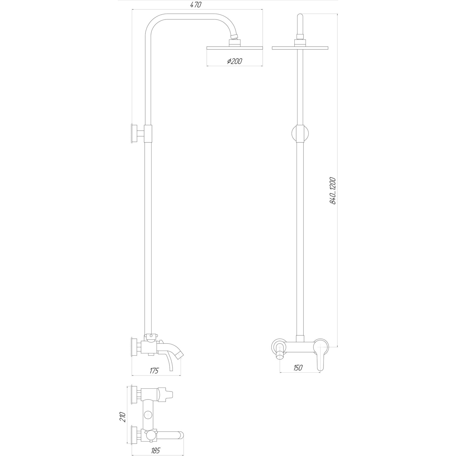 Душова система Globus Lux Solly GLSO-0001 - Image 5