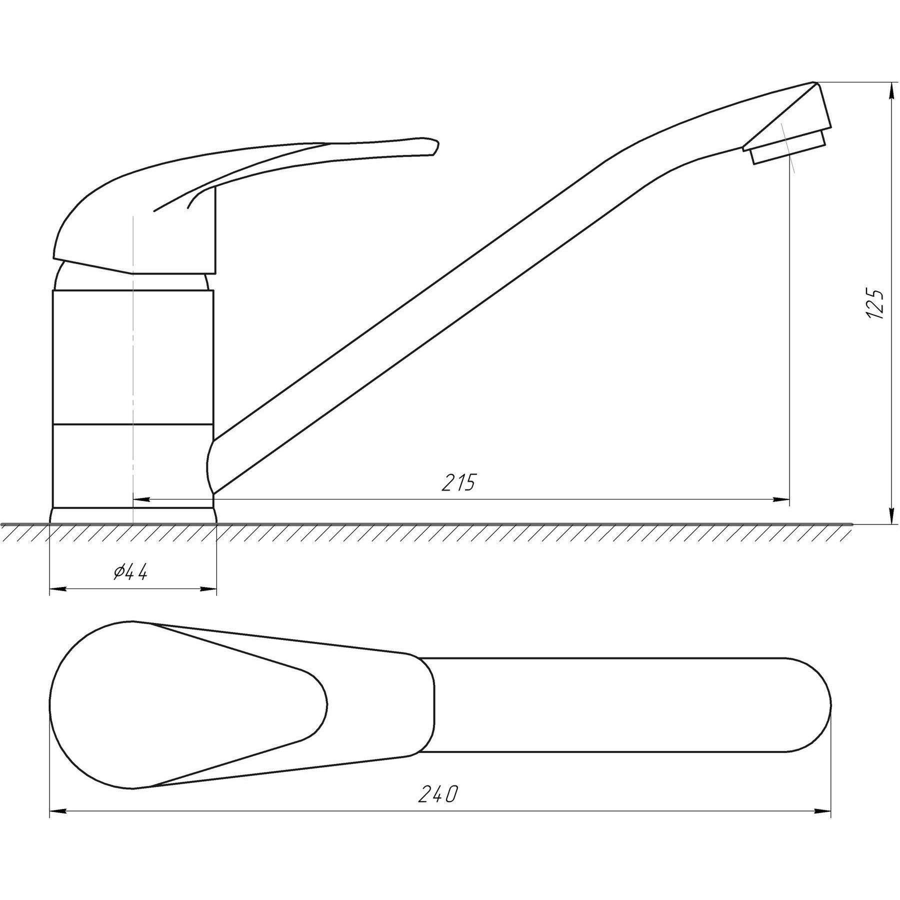 Змішувач для кухні EcoMix ELIT EM-N-103 - Image 5