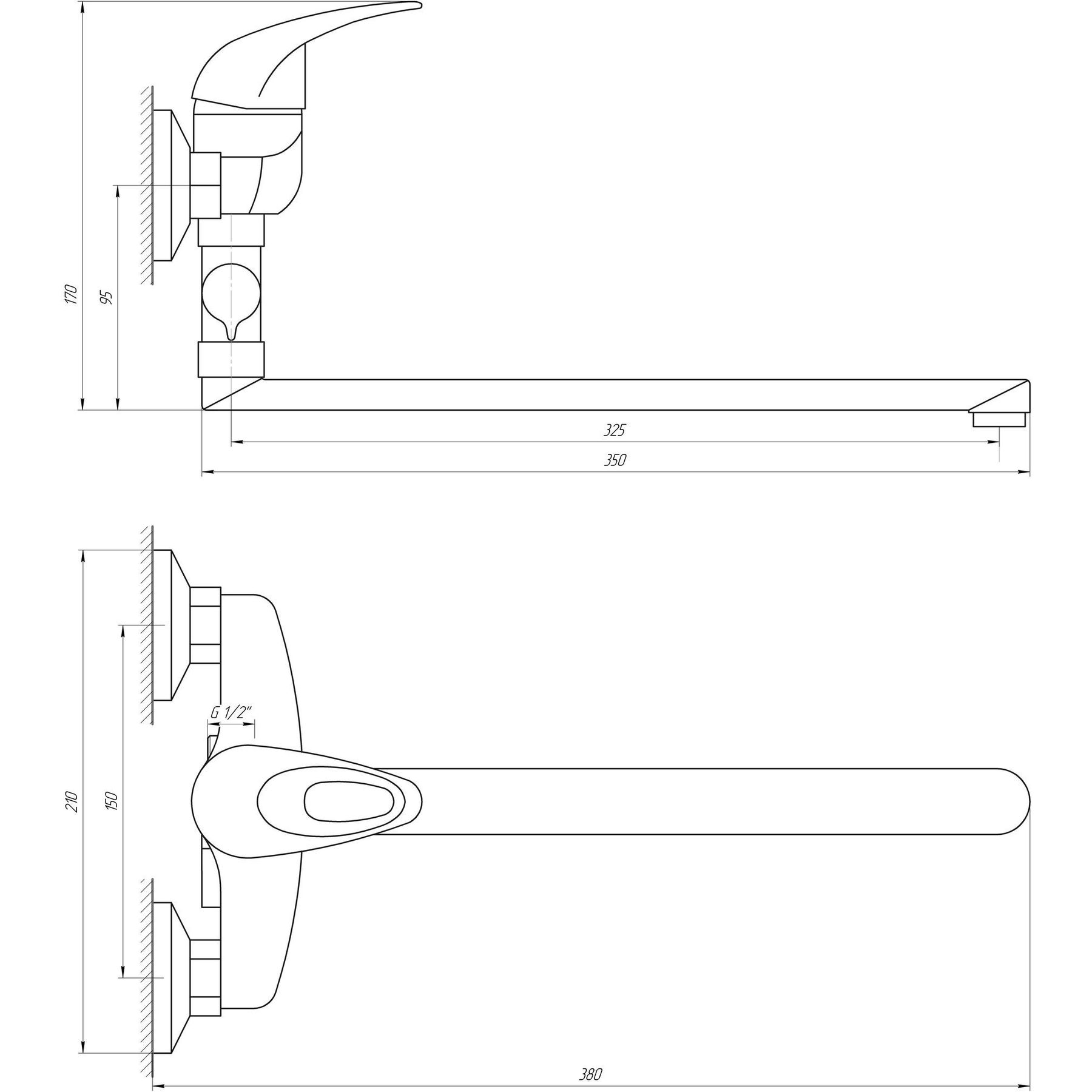 Змішувач для ванни EcoMix ELIT EM-108 - Image 5