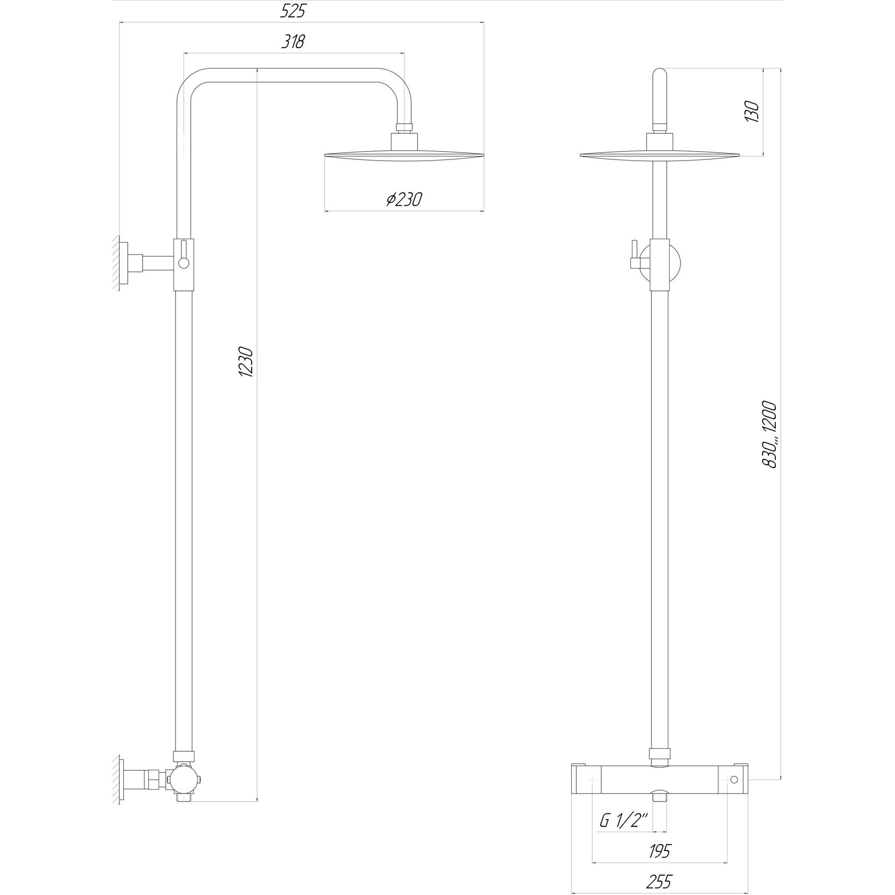 Душова система Globus Lux DS0040S - Image 5