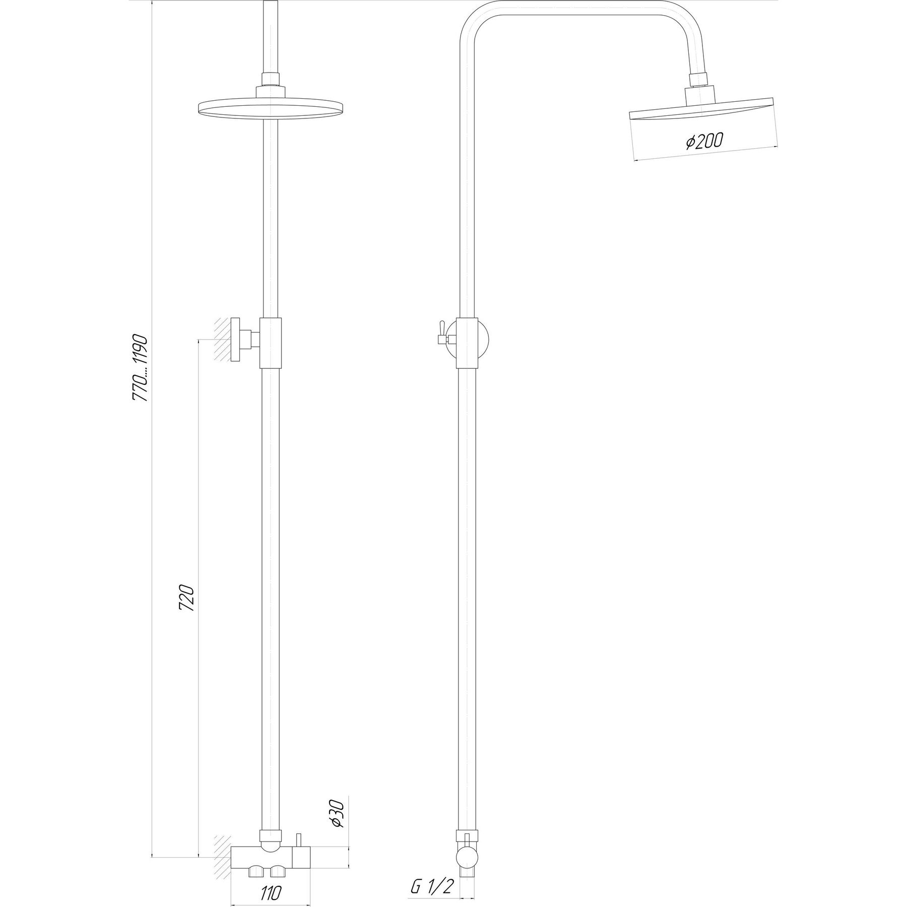 Душова колона Globus Lux LAZER GL-BAR-0101 - Image 5