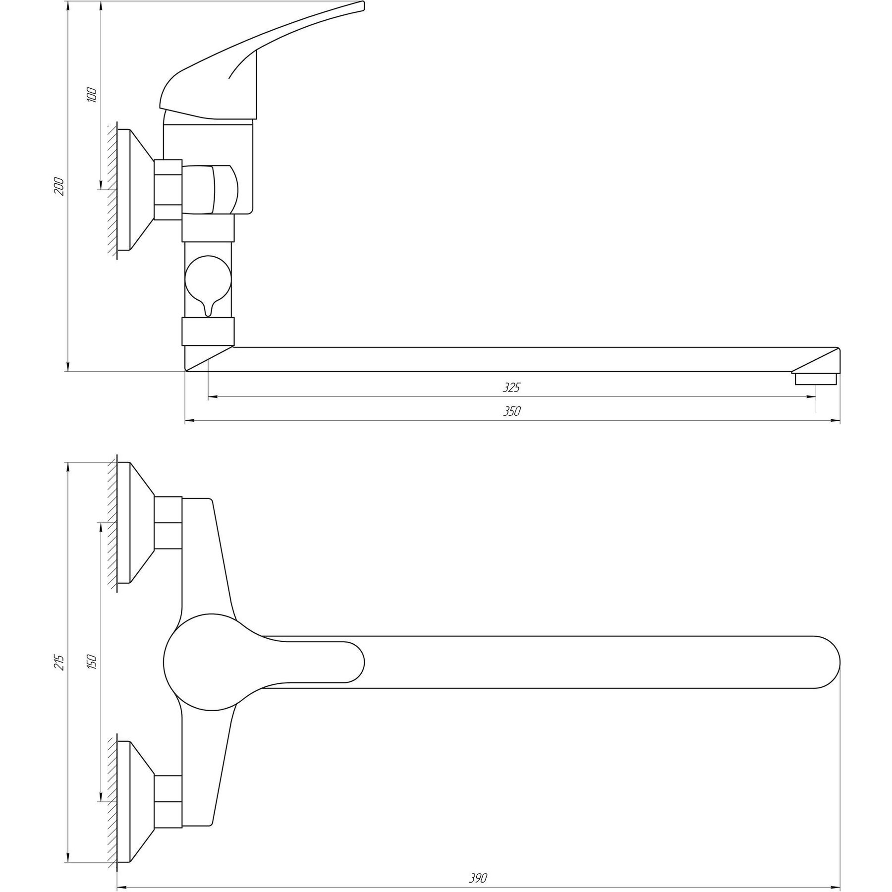 Змішувач для ванни Globus Lux Solly GLSO-0108 - Image 5