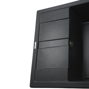 Гранітна мийка Globus Lux ONE графіт 650х500мм-А0001 - Image 5