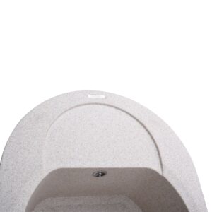 Гранітна мийка Globus Lux MORAINE мигдаль 600х470мм-А0008 - Image 5