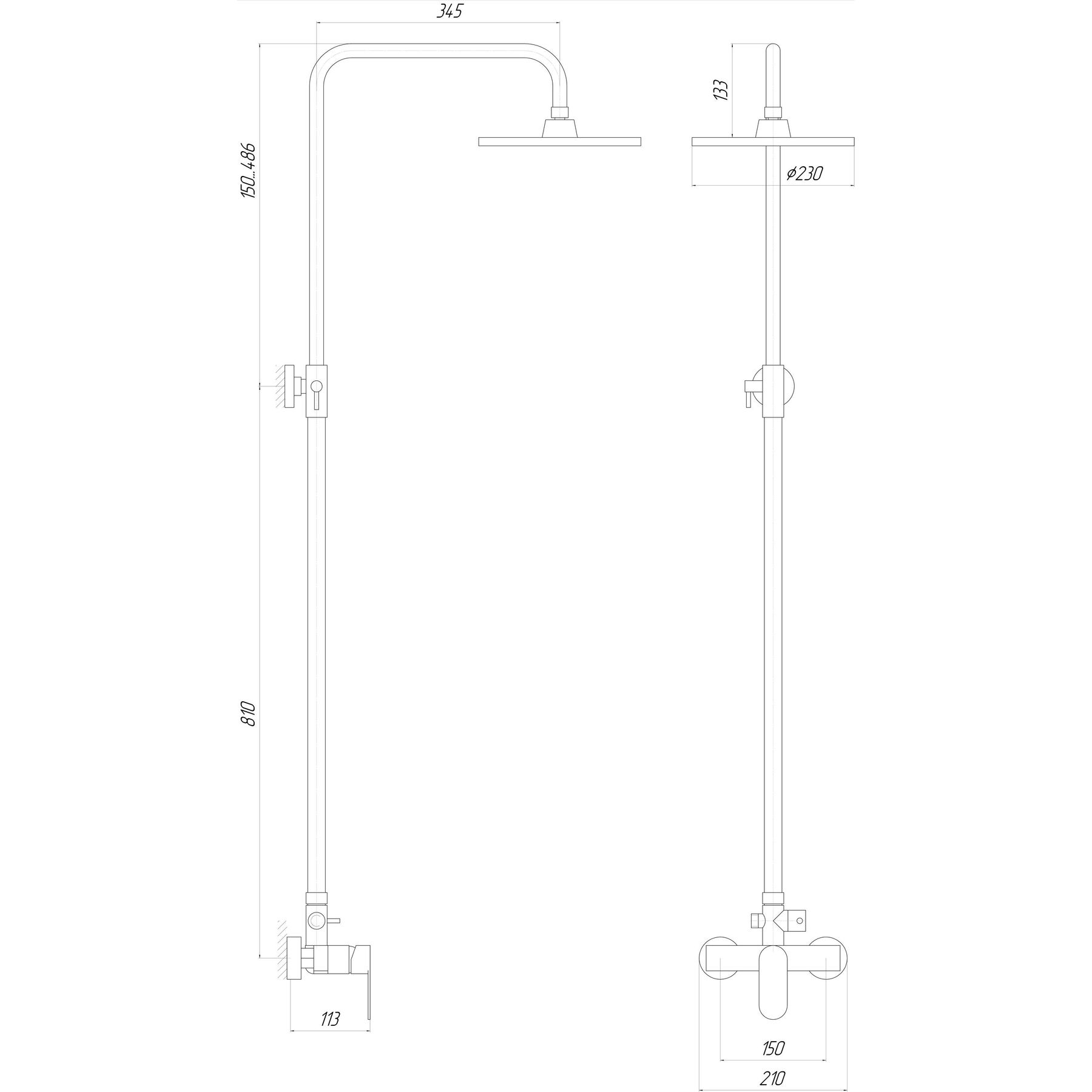 Душова система TOPAZ BARTS TB 07702-H36 - Image 5