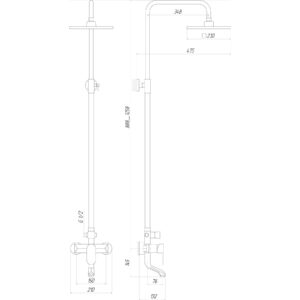Душова система Globus Lux ONTARIO DS-006A - Image 5