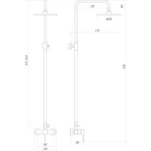 Душова система Globus Lux LAZER DS-007A - Image 5