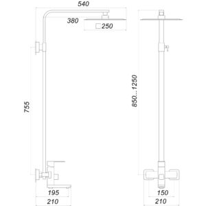 Душова система Globus Lux SICILIA SBQ-SH-02 - Image 5
