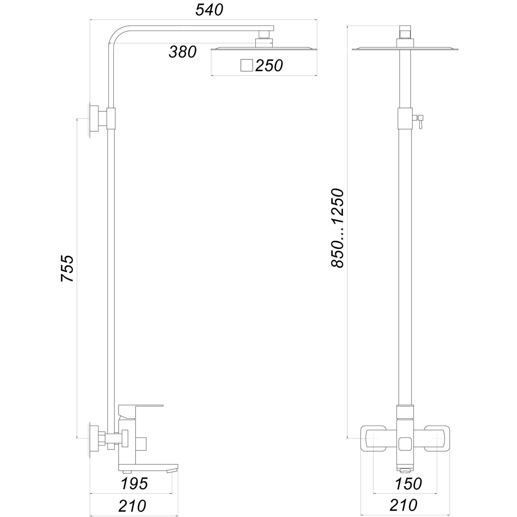 Душова система Globus Lux SICILIA SBQ-SH-02 - Image 5