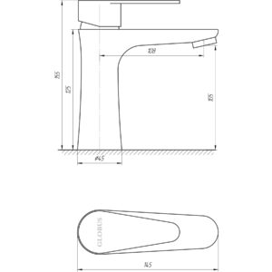 Змішувач для умивальника Globus Lux MAIN SM-101 - Image 5