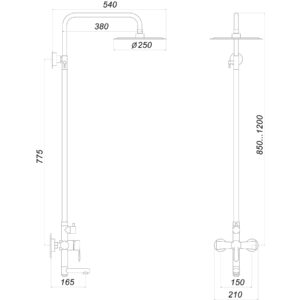 Душова система Globus Lux MAIN SM-SH-02 - Image 5