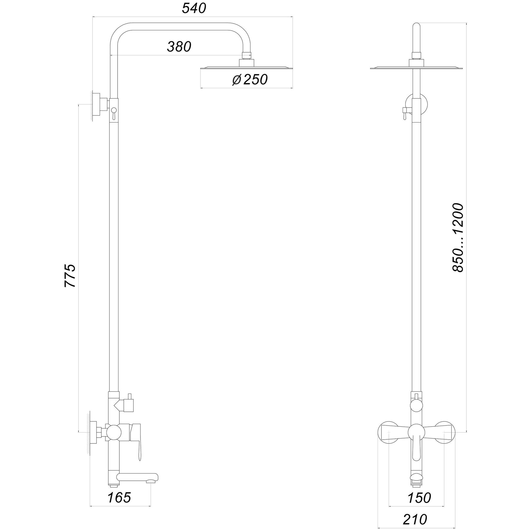 Душова система Globus Lux MAIN SM-SH-02 - Image 5
